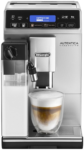lrgjxyk4yj1g0dobmumpi4er19cr1cgq.jpg Кофемашина Delonghi Autentica Cappuccino ETAM 29.660.SB, серебристый/черный — изображение 1